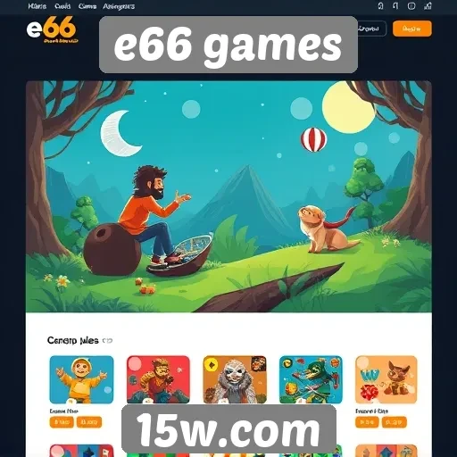 Experiência do usuário no site e66 games